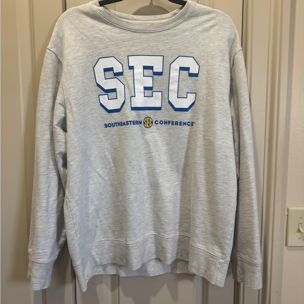 SEC Crewneck Sweatshirt in Gray